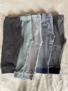Kids 100% Cotton/organic cotton pants Pack. Size 18-24 months.